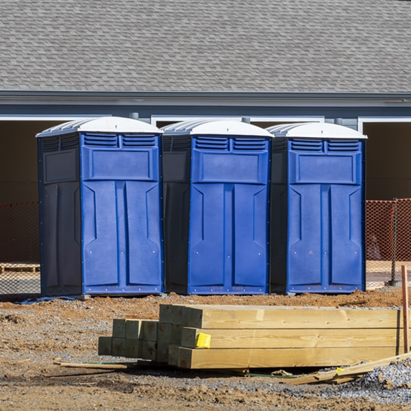 what is the expected delivery and pickup timeframe for the porta potties in Foster Nebraska